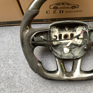 CZD Autoparts for Dodge Charger 2015-2021 carbon fiber steering wheel