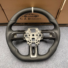Load image into Gallery viewer, 2018-2023 Ford Mustang carbon fiber steering wheel from czd auto parts