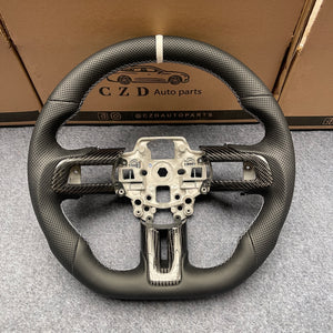 2018-2023 Ford Mustang carbon fiber steering wheel from czd auto parts