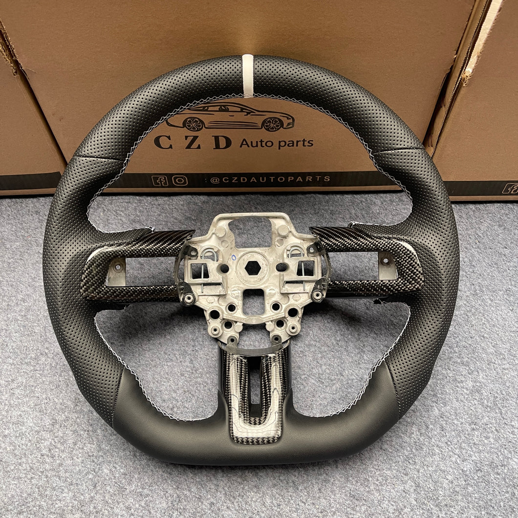 2018-2023 Ford Mustang carbon fiber steering wheel from czd auto parts