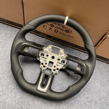 Load image into Gallery viewer, CZD auto parts for Ford SHELBY GT350R GENUINE 2018-2021 carbon fiber steering wheel with perforated leather