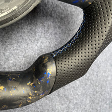 Load image into Gallery viewer, CZD auto part for Lamborghini Gallardo 2004-2014  carbon fiber steering wheel with yellow and blue flakes