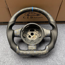 Load image into Gallery viewer, CZD auto part for Lamborghini Gallardo 2004-2014  carbon fiber steering wheel with yellow and blue flakes