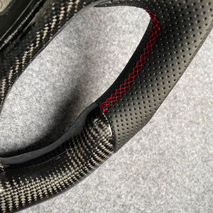 czd auto parts carbon fiber steering wheel for Honda City 2009-2013 with black alcantara