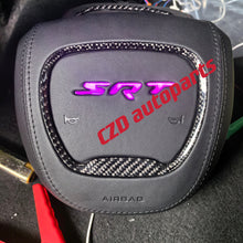 Load image into Gallery viewer, LED SRT customize airag cover for 2015+ dodge charger/challenger/hellcat/durango