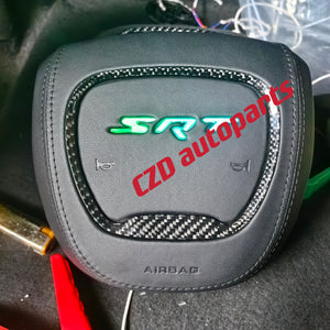 LED SRT customize airag cover for 2015+ dodge charger/challenger/hellcat/durango