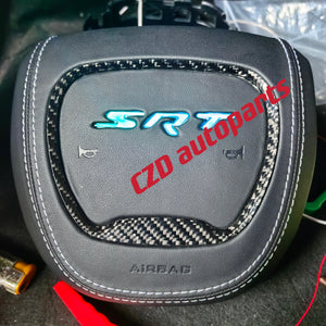 LED SRT customize airag cover for 2015+ dodge charger/challenger/hellcat/durango