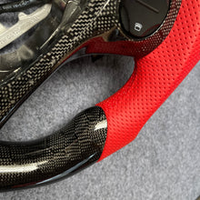 Load image into Gallery viewer, CZD auto parts for Toyota Camry with 3spoke 2012-2014 carbon fiber steering wheel  with red perforated leather side