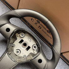 Load image into Gallery viewer, CZD auto parts for Tesla Model 3 2017-2020 carbon fiber steering wheel with matte carbon