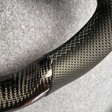 Load image into Gallery viewer, CZD auto parts for Q2 2016-2019 carbon fiber steering wheel  with purple stripe line