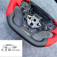 Load image into Gallery viewer, CZD auto parts for Chevrolet Corvette C7 2014-2019 carbon fiber steering wheel with matte black carbon