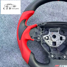 Load image into Gallery viewer, CZD auto parts for Chevrolet Corvette C7 2014-2019 carbon fiber steering wheel with matte black carbon
