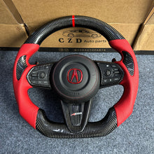 Load image into Gallery viewer, CZD auto parts for for Acura RDX 2019-2021 carbon fiber steering wheel with airbag cover