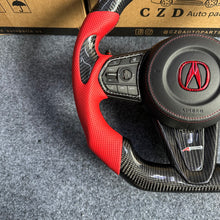 Load image into Gallery viewer, CZD auto parts for for Acura RDX 2019-2021 carbon fiber steering wheel with airbag cover