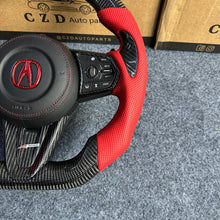 Load image into Gallery viewer, CZD auto parts for for Acura RDX 2019-2021 carbon fiber steering wheel with airbag cover