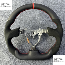 Load image into Gallery viewer, CZD auto parts Subaru Forester 2004 2005 2006 carbon fiber steering wheel with full leather design