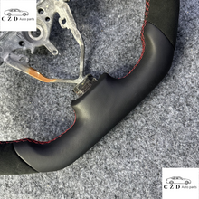 Load image into Gallery viewer, CZD auto parts for Legacy 2004 2005 2006 carbon fiber steering wheel with full leather design