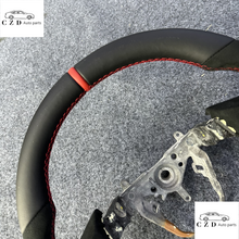 Load image into Gallery viewer, CZD auto parts for Legacy 2004 2005 2006 carbon fiber steering wheel with full leather design