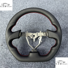 Load image into Gallery viewer, CZD auto parts for Legacy 2004 2005 2006 carbon fiber steering wheel with  smooth leather and perforated leather