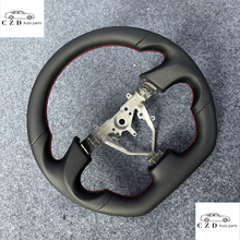 Load image into Gallery viewer, CZD auto parts for Subaru Forester 2004 2005 2006 carbon fiber steering wheel with smooth leather with perforated leather