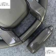 Load image into Gallery viewer, CZD auto parts for Toyota Sequoia 2014-2020 carbon fiber steering wheel with carbon gear knob
