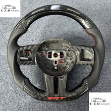 Load image into Gallery viewer, CZD auto parts for Jeep Grand Cherokee 2011-2013 carbon fiber steering wheel with LED &amp; red srt logo