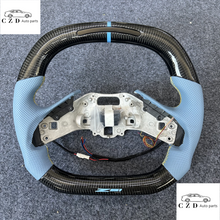 Load image into Gallery viewer, CZD auto parts for Chevrolet Corvette C8 2020+ carbon fiber steering wheel with farrari light