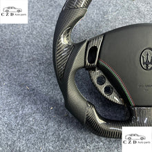 Load image into Gallery viewer, CZD auto parts for Maserati Grancabrio 2010-2020 carbon fiber steering wheel with airbag cover