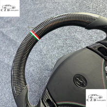 Load image into Gallery viewer, CZD auto parts for Maserati Grancabrio 2010-2020 carbon fiber steering wheel with airbag cover