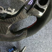 Load image into Gallery viewer, CZD auto parts for Lexus RC300 RC350 2014-2020 carbon fiber steering wheel with black suede top and side