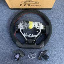 Load image into Gallery viewer, CZD auto parts for Lexus RC300 RC350 2014-2020 carbon fiber steering wheel with black suede top and side