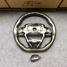 Load image into Gallery viewer, CZD auto parts for Toyota 8th gen Camry se xse le xle 2018-2022 carbon fiber steering wheel with full carbon and carbon fiber gear konb