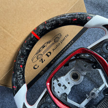 Load image into Gallery viewer, CZD auto parts for Toyota Avalon 2018-2022 carbon fiber steering wheel with forged paddle shifter and carbon fiber button trim