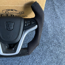Load image into Gallery viewer, CZD auto parts for Volt 2011-2015 carbon fiber steering wheel forged carbon with matte black transformers airbag cover
