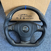 Load image into Gallery viewer, CZD auto parts for  Chevrolet Corvette C6 Z06 C6 2005-2013 carbon fiber steering wheel with black airbag cover
