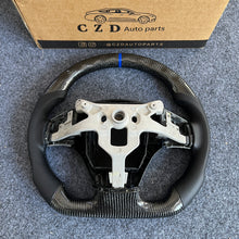 Load image into Gallery viewer, CZD auto parts for  Chevrolet Corvette C6 Z06 C6 2005-2013 carbon fiber steering wheel with black airbag cover