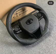 Load image into Gallery viewer, 2019-2022 Toyota 8th gen Camry se xse le xle/Avalon carbon fiber steering wheel with piano black from czd auto parts