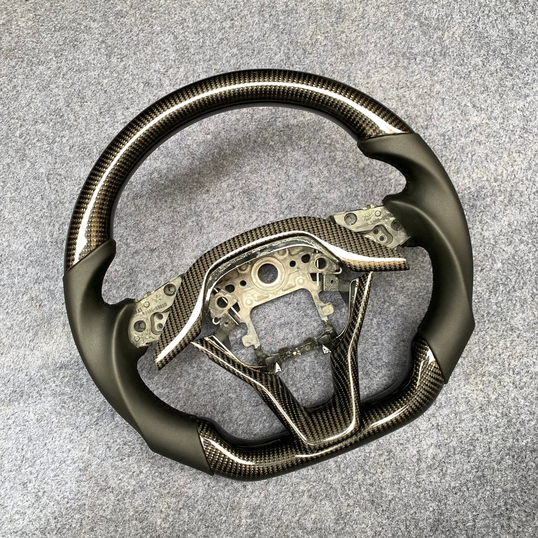 czd auto parts carbon fiber steering wheel for Honda 10th gen Accord EXL EX LX/Honda Insight