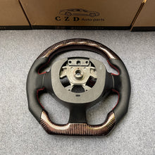 Load image into Gallery viewer, CZD auto parts for Nissan 7th gen Maxima 2009-2014 carbon fiber steering wheel with red flakes forged carbon