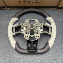 Load image into Gallery viewer, CZD auto parts for Ford Mustang 2015-2017 carbon fiber steering wheel with purple flakes
