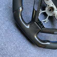 Load image into Gallery viewer, czd auto parts carbon fiber steering wheel for Infiniti G37 with blue stripe
