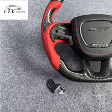 Load image into Gallery viewer, CZD auto parts for Dodge Durango 2018-2021 carbon fiber steering wheel with SRT logo airbag cover