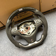 Load image into Gallery viewer, CZD auto parts for BMW M3 E90 E92 E93 2008-2013 carbon fiber steering wheel with paddle shifter &amp; LED