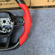Load image into Gallery viewer, CZD Autoparts For Honda 11th gen Civic XI carbon fiber steering wheel gloss carbon fiber trim