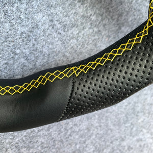 czd auto parts carbon fiber steering wheel for Toyota FRS with yellow stitch