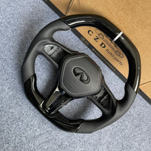 Load image into Gallery viewer, CZD autoparts for Infiniti QX50 2018-2019  carbon fiber steering wheel with black airbag cover