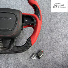Load image into Gallery viewer, CZD auto parts for Dodge Durango 2018-2021 carbon fiber steering wheel with SRT logo airbag cover