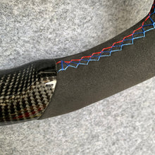 Load image into Gallery viewer, CZD auto parts for  BMW M2 F87 M3 F80 M4 F82 F83 M5 F10 M6 F06 F12 F13 X5 M F85 X6 M F86 carbon fiber steering wheel with bmw stripe line
