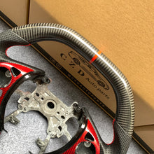 Load image into Gallery viewer, CZD auto parts for Honda Accord Crosstour 2013-2015 carbon fiber steering wheel with red carbon trim