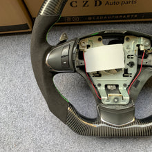 Load image into Gallery viewer, CZD autoparts for  Chevrolet Corvette C6 Z06 C6 2005-2013 carbon fiber steering wheel with  alcantara leather side